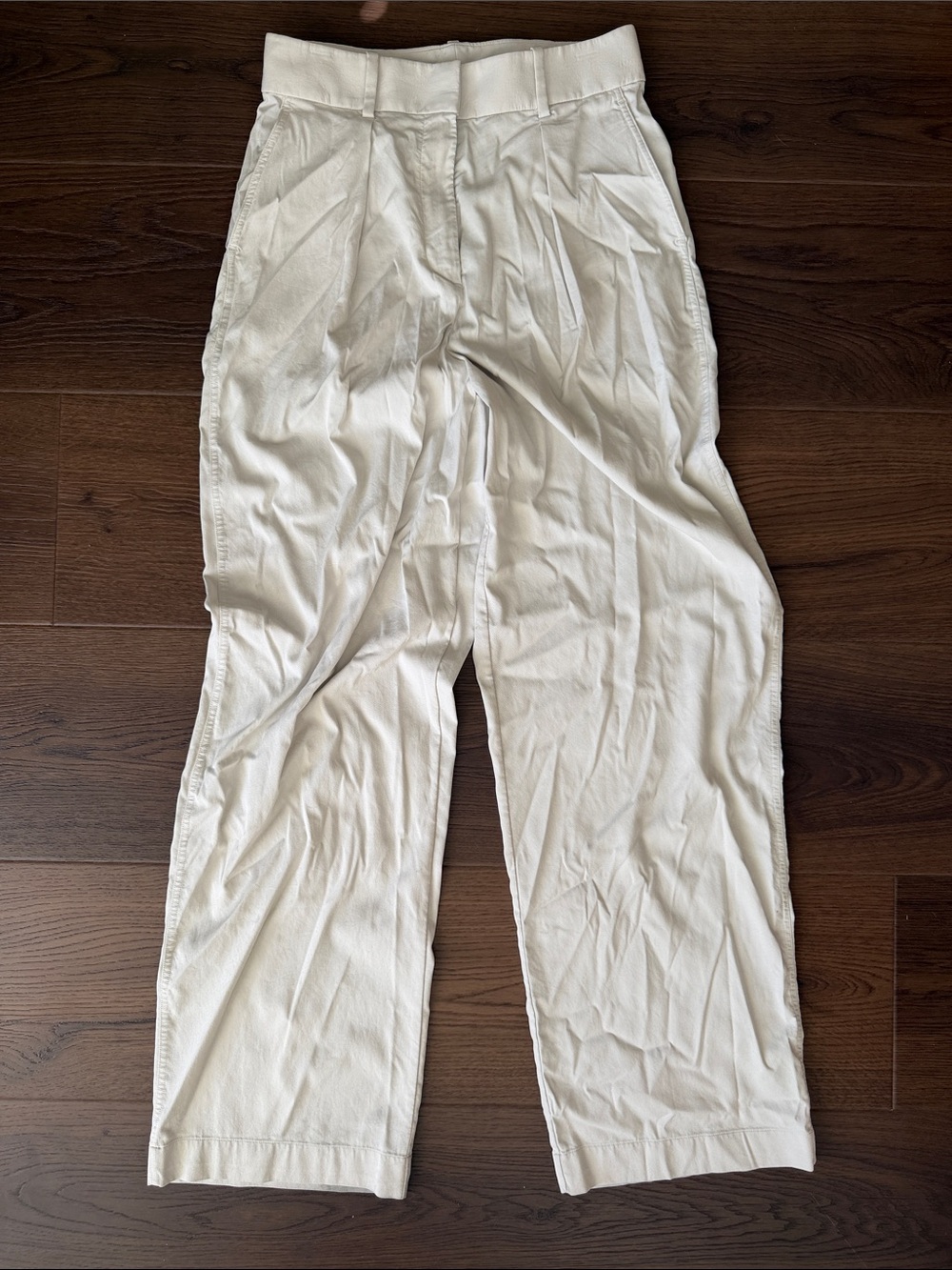 Lululemon Khaki Casual Pleated Trousers